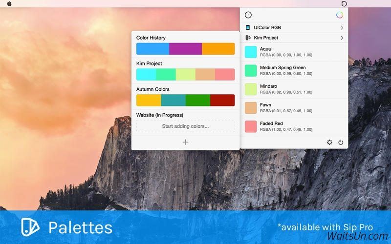 Sip for Mac 4.2.6 破解版 - 最好用的屏幕取色工具