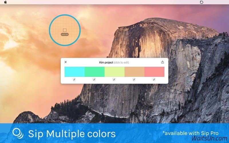 Sip for Mac 4.2.6 破解版 - 最好用的屏幕取色工具