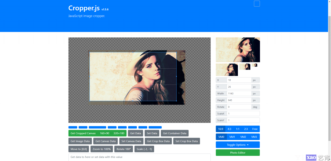 优秀的Web图片预览 图片裁剪插件，分享给需要的开发者