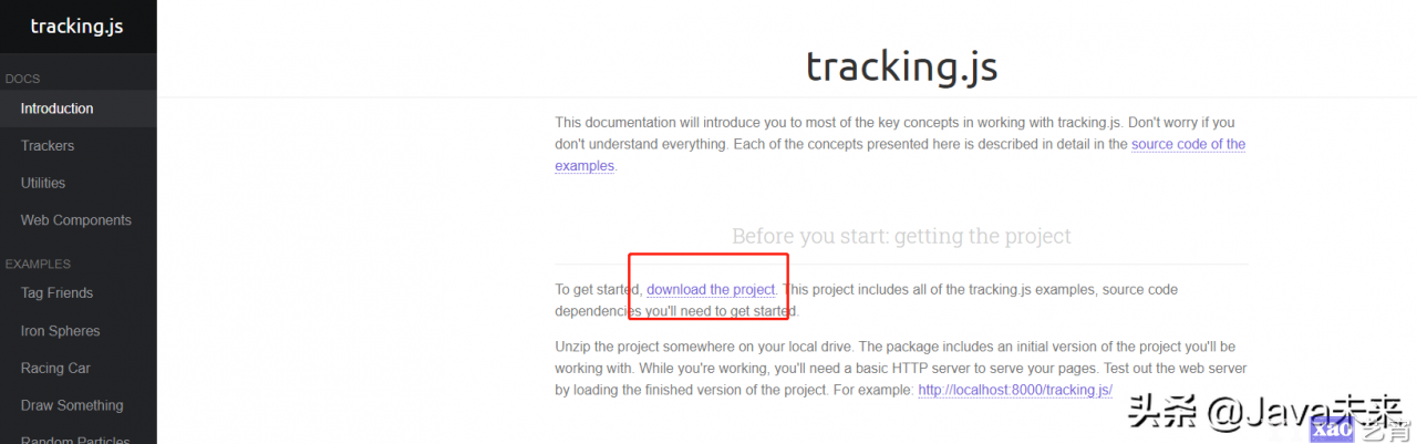 tracking.js浏览器端实时人脸检测、颜色跟踪技术