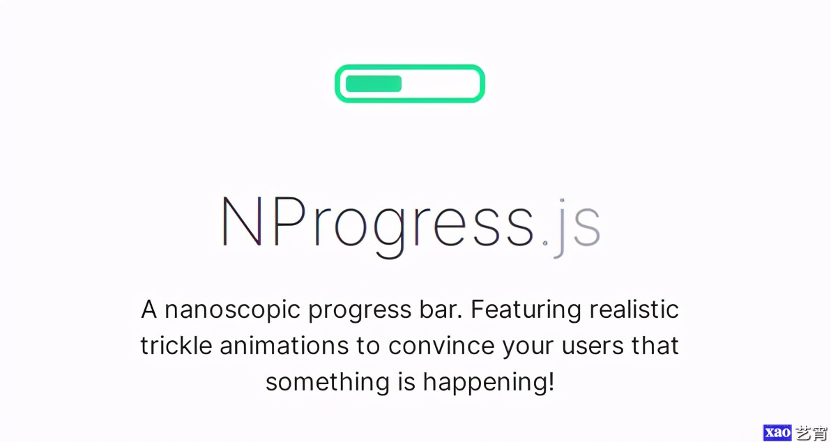 JavaScript爆款进度条组件—NProgress.js