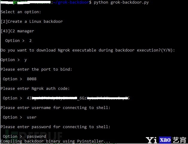 Grok-backdoor：一款支持Ngrok隧道的强大Python后门工具