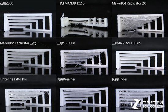 10微米的比拼 9款3D打印机华山论剑