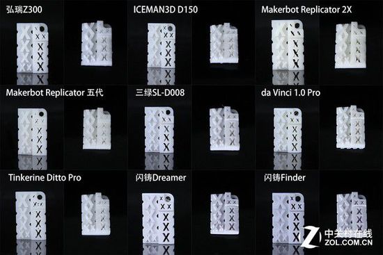 10微米的比拼 9款3D打印机华山论剑