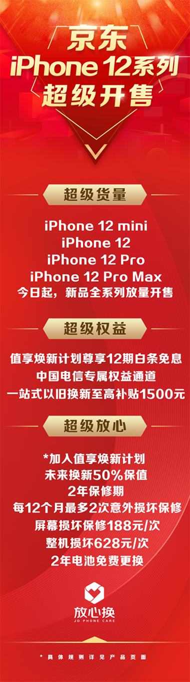 京东iPhone 12系列超级开售，网友：别说我没提醒你